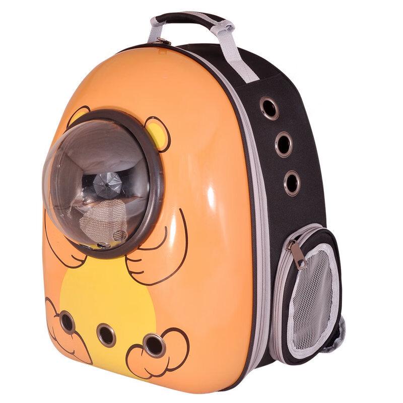 Дышащий прозрачный рюкзак-переноска для питомца
