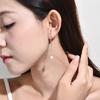 Painless Earrings for Dangling Silver Pearl Entrance High School Students FH.bird Women, Pearls, Hypoallergenic, 925, Earrings, Weddings, Ceremonies,