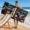 Name Custom Lana Del Rey Poster Print Beach Towel, Large Soft Quick Dry Towel for Beach Camping Swimming