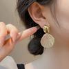 Trending Metal Shell Stud Earrings New In 2025 Fashion Jewelry Party Girls Texture Cheap Earring For Woman Wholesale Gifts