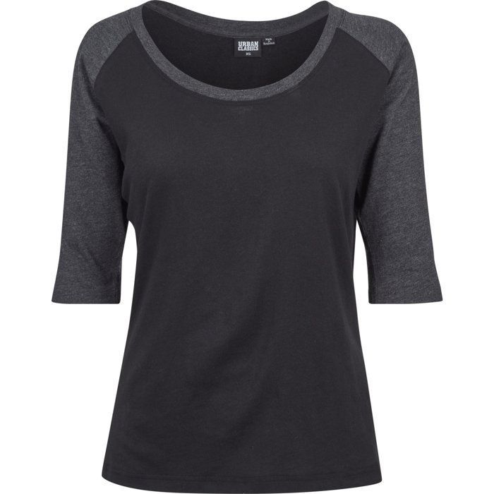 Urban Classics Ladies - 3/4 RAGLAN Longsleeve Top Shirt
