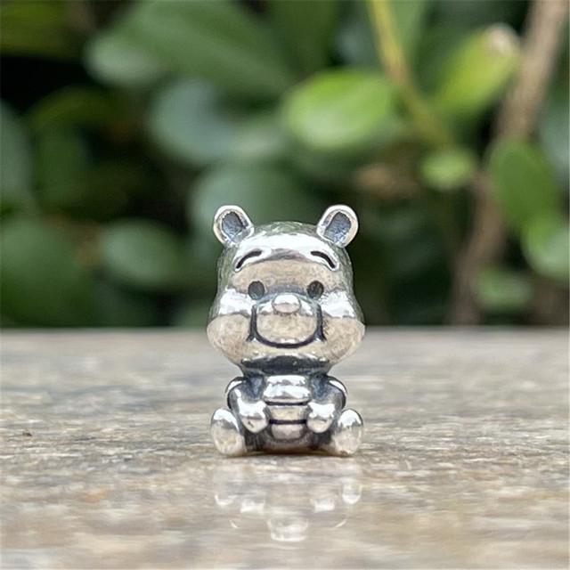 

Серебро S925 Серия Мультяшных Маленьких Животных с Шармами-Бусинами Подходит для Оригинальных Браслетов DIY Женские Тонкие Ювелирные Изделия