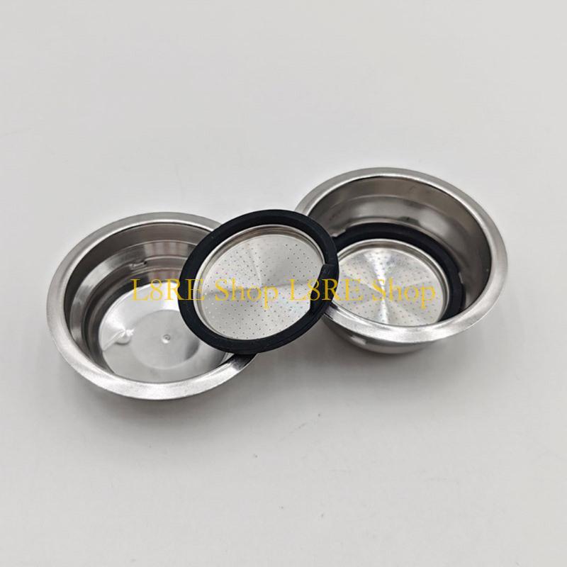 L8RE 51mm Espresso Filter Basket Stainless Steel Coffee Ground Strainer for Coffee