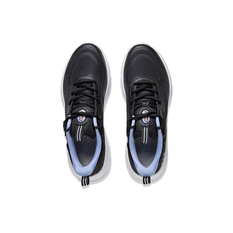 Li-Ning Easy Flex Soft Rebound Breathable Shock Absorption Non-Slip Low-Top Running Shoes Women sneakers Black ARST074-4