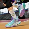 New fashion basketball shoes couple professional combat sneakers sports shoes student sports luminous sneakers support