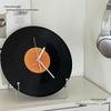 Retro Vinyl Record Wall & Desk Clock for Living Room or Office Decoration