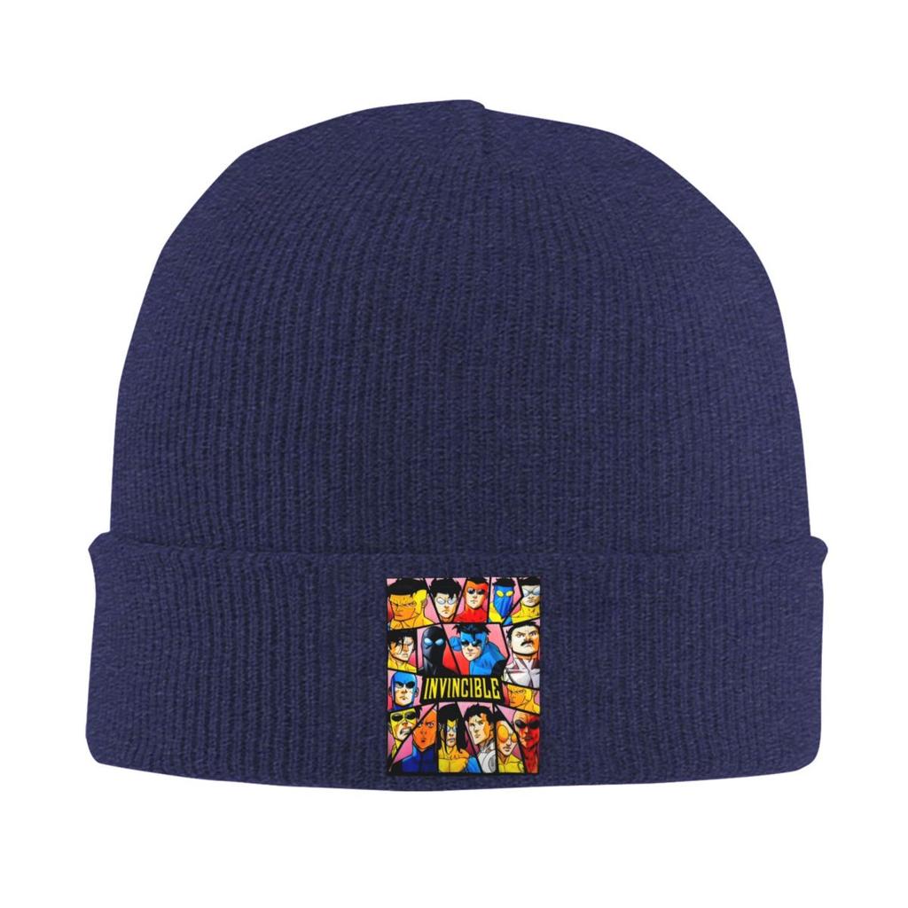 Invincible Characters Warm Knitted Cap Fashion Bonnet Hat Autumn Winter Outdoor Beanies Hats for Unisex Adult