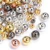 20-500pcs/Lot Round CCB Beads For Jewelry Making Accessories Loose Spacer Beads CCB Ball Bead DIY Bracelet Necklace Wholesale