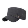Fashion Anti-UV Fishing Hat Casual Cotton Sun Hat Outdoor Sunscreen Retro Flat Top Hat Spring Summer