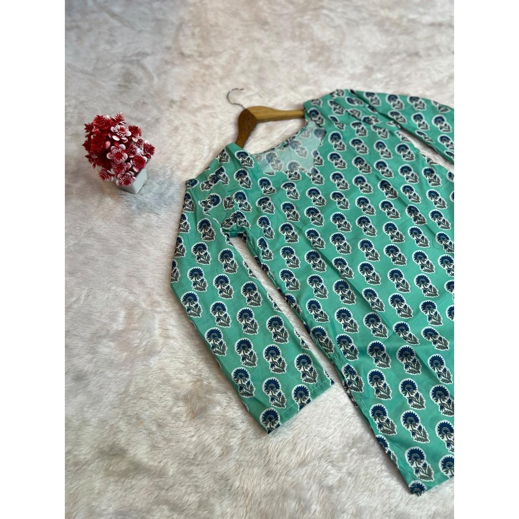 Heavy Maslin Designer Short Kurti Set Indian Bollywood Ethnic Top Tunic Kurta