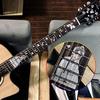 Adesivo per chitarra acustica elettrica con intarsio, adesivi per tastiera, adesivi per chitarra