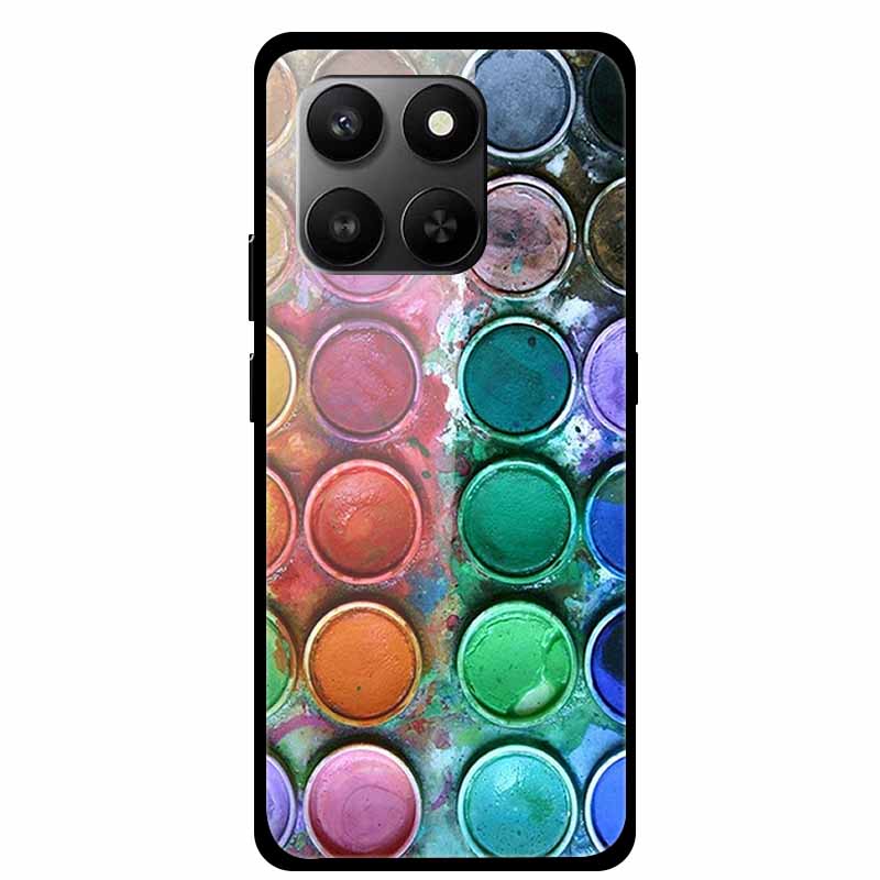 Glass Back Cover For Honor 200 Pro 5G Case Marble Hard Tempered Glass Case For Honor play 10T 400 Smart 5G Case 6.77" Shell Para