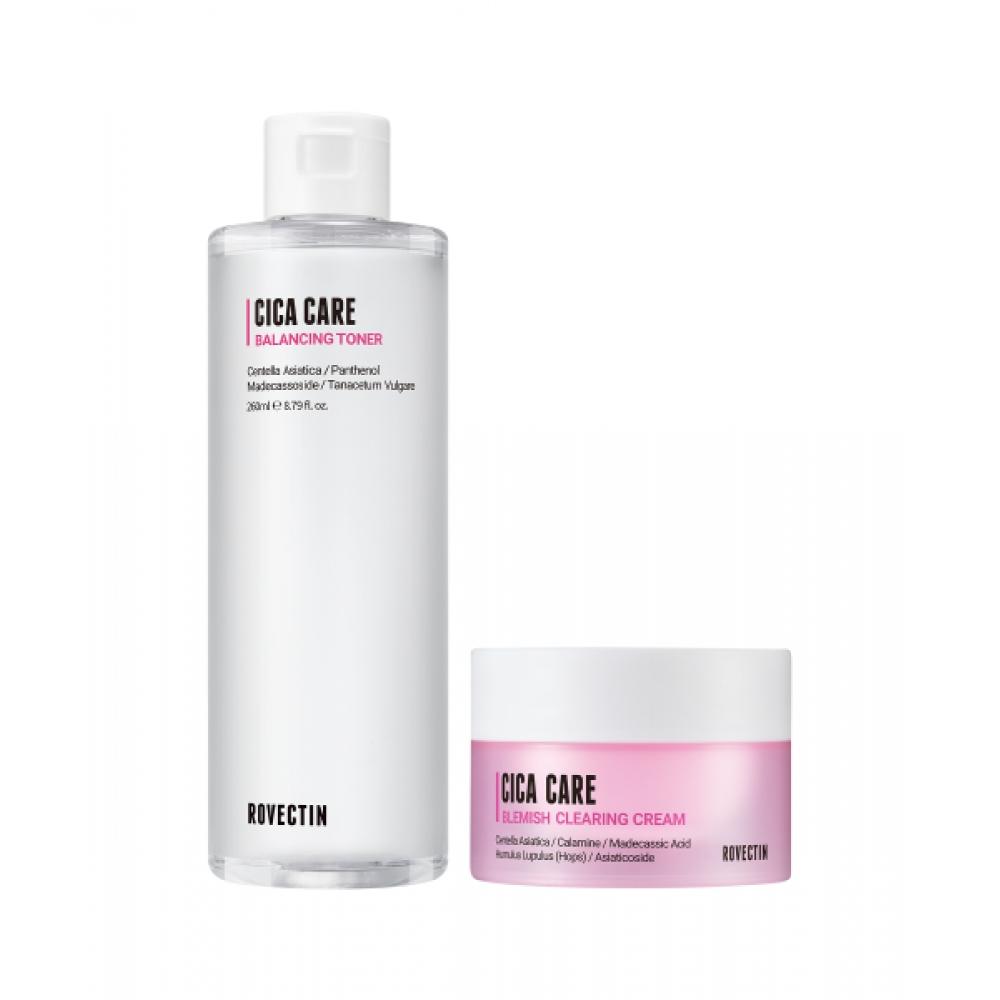 Rovectin Trouble Care Set  Toner 260 Ml + Cream 50 Ml NONE