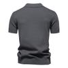 STORN New Summer Premium Solid Color Men's Golf Polo Shirt for Collared Breathable Fabric Social Casual Top Male Polo Shirts
