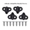 Bungee Shock Cord Hook for Kayaks Canoes Boats Rowing Boats With Flathead Screws Multipurpose Nylons Kayak Lashing Hook