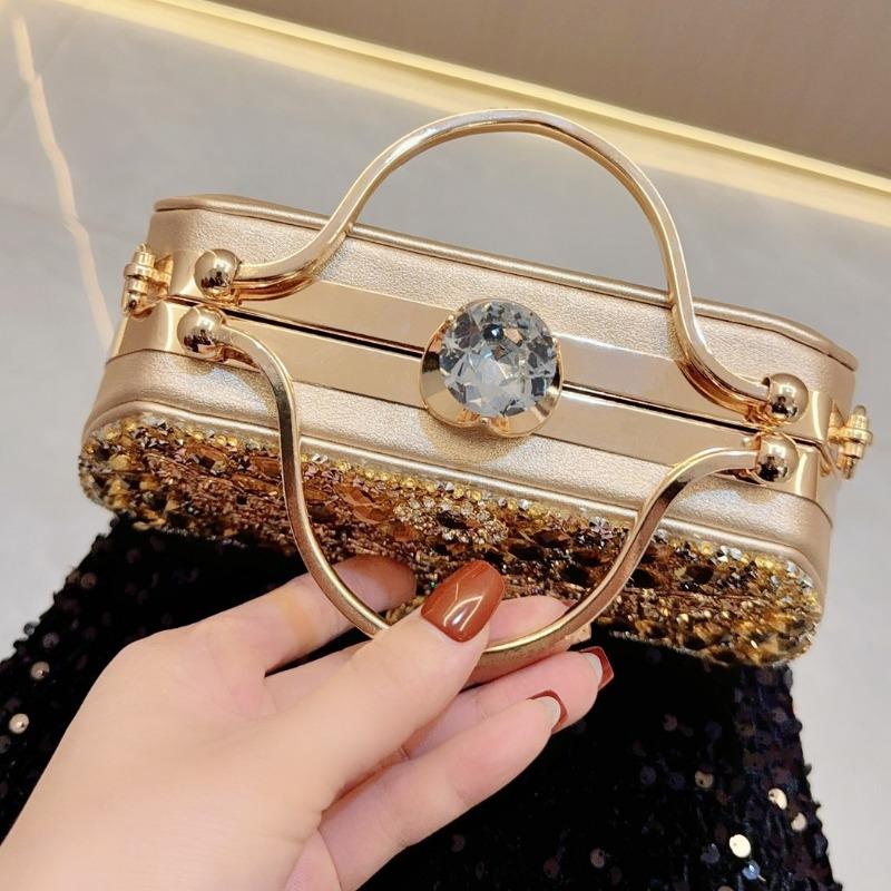 Kristall Handtasche Voller Diamanten Modische Bankett Tasche Abendessen Tasche Einzel-Schulter Umhängetasche