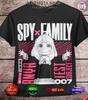 Spy X Family T-Shirt Anya Forger Yor Loid Anime Japanese Tee Shirt Manga Kawaii