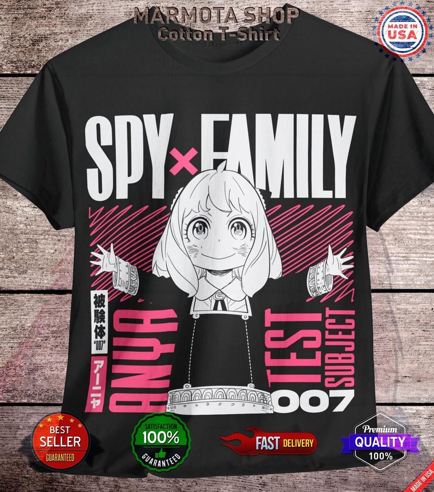 Spy X Family T-Shirt Anya Forger Yor Loid Anime Japanese Tee Shirt Manga Kawaii
