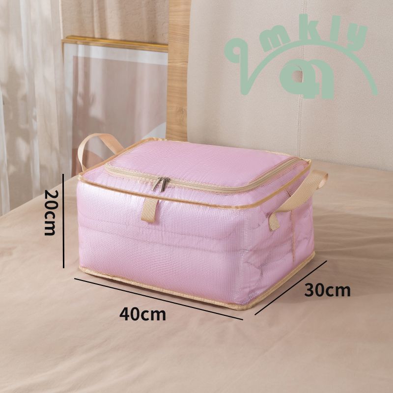 Large Capacity Clothing Quilt Storage Bag Household Dust Moisture-proof Sorting Bag Travel Moving Luggage Pack Bag With Handle