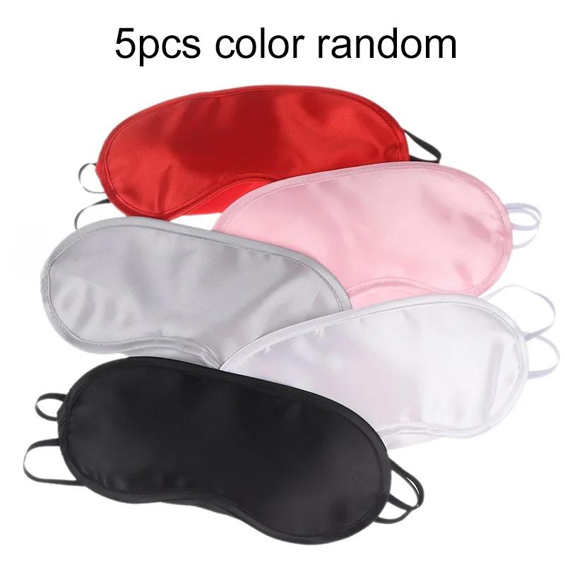 1/5pcs Disposable Eyeshade Sleep Mask Polyester Shading Lightweight Breathable Portable for Travel Noon Break Supplies TMZ
