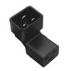 IEC 320 C20 To C19 Power Adapter Conversion Adaptor , Male C20 To C19 Power Supply Converter 100-250V 10A Black