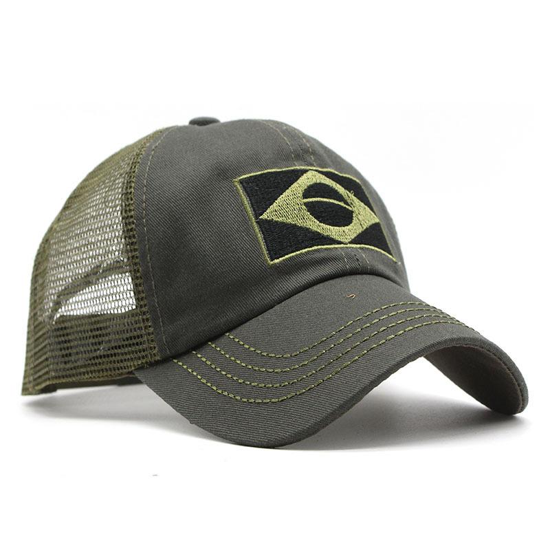 Brazilian Embroidery Mesh Sports Baseball Cap Men'S Camouflage Cap Men'S Casual Sun Hat