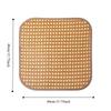 4 Piece Breathable Summer Chair Pad Non-slip Seat Cover Rattan Cooling Seat Cushion  Office
