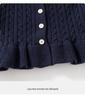 Girls' Autumn Knitted Cardigan - Fashionable Baby and Children's Sweater