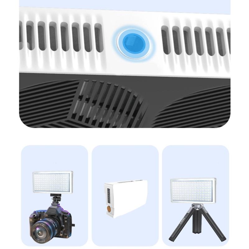 Bright 40W Pocket Sized Rgbs LED Video Light with Builts In Battery 360 Color CCTs FXs Mode for Live Streaming Vloggings