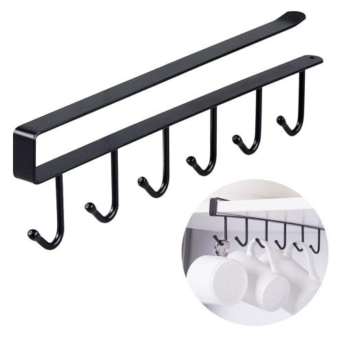 Kitchen Hooks, Hanging Storage, Kitchen Tool Hooks, Wall-Mounted, Kitchen Hook Storage, Sturdy and Durable, Space-Saving, No Drilling Required, Durabl