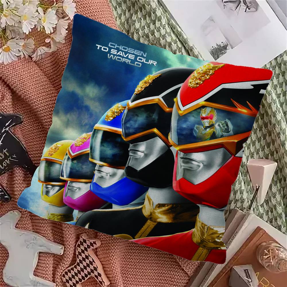 P-Power R-Rangers Pillow Anime Pillow Sofa Bed Head Pillow Cover Cushion Cover 45X45 Cm Fashion