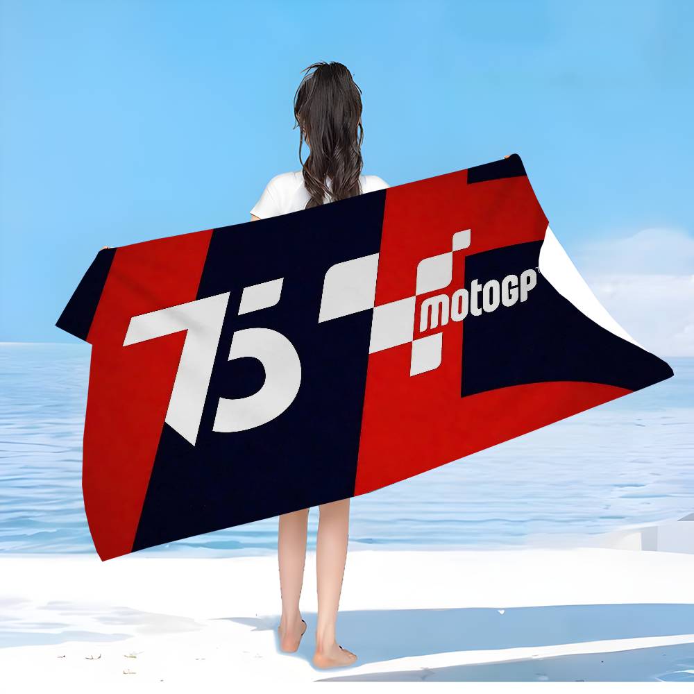 Moto Gp Motorcycle Racing Beach Towel Colorful Bath Towels For Girl Microfiber Quick Dry Sand Free Beach Yoga Spa Gym Pool