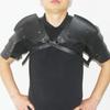 Medieval Shoulder Pauldron Adjustable Black Buckle Steampunk PU Leather Shoulder Armors Cover Cape Live Show DJ Club Men Costume