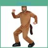 Halloween Paard Kostuum Voor Volwassenen Met Polyester Stof Podium Optreden Kleding Voor Feestelijke Gelegenheden