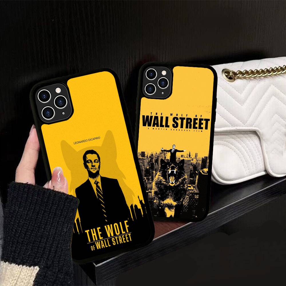 TV The W-Wolf Of W-Wall S-Street For IPhone 17 16 Pro Max Air 15 14 13 12 Mini Plus 11 Hard PC+TPU Phone Back Cover