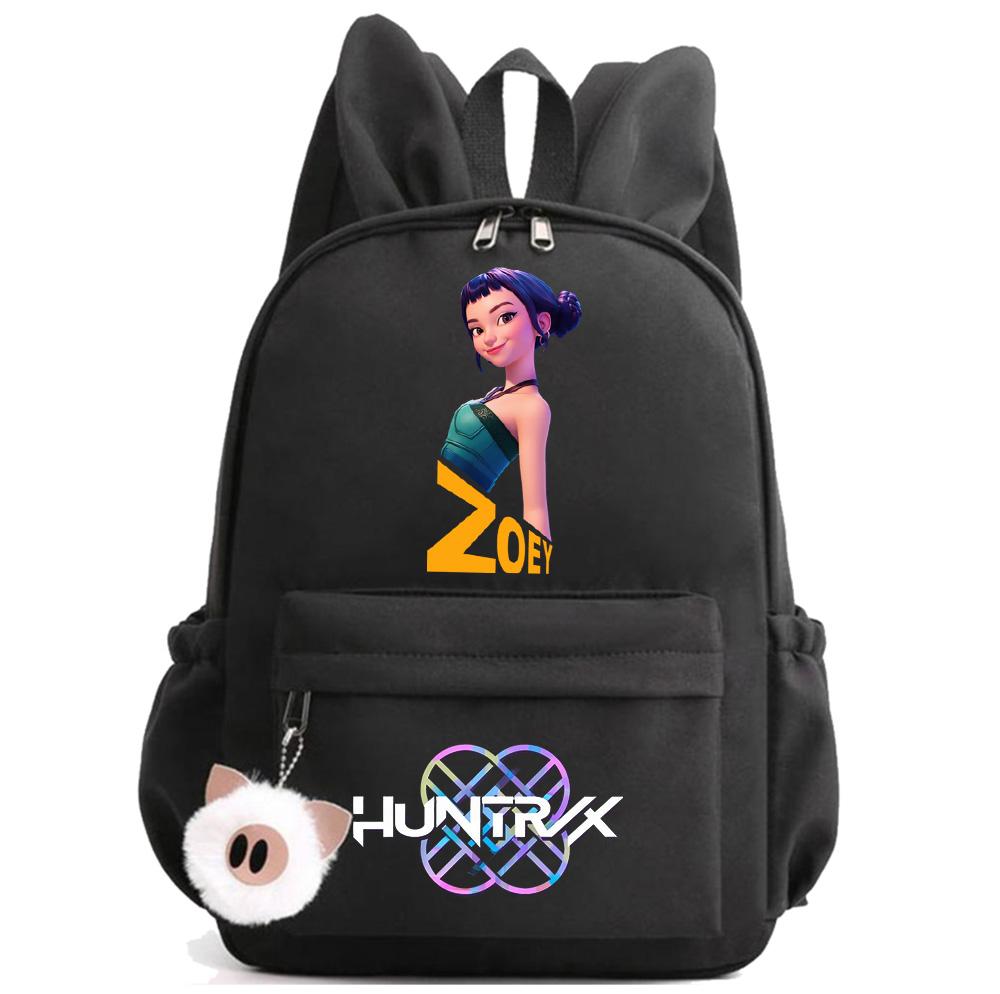Anime K-Pop Printed Waterproof Backpack Student Teenager Bookbag for Boy Girl Bookbag Schoolbag Women Large Capacity Travel Bag Kid Gift Mochila