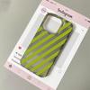 Retro Green Diagonal Stripe Phone Case For IPhone 11Pro 13 15 PIus 14 12Pro 16 17 Pro Max Case 17Air Clear Soft Cover Cases