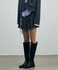 Alikim Mild Pleats Skirt Pants / Charcoal