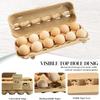 1 Stück Eierkarton 30x20x4cm Biologisch abbaubare Papierpulpe Eierkartons 12 Eier Halter Stoßfest Umweltfreundlich Küchenwerkzeuge Aufbewahrung