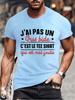 I Don't Have A Big Paunch Men T Shirt Funny French Humor Gift Y2k T-shirt Summer Casual Unisex Tee Fashion Summer Tee Shirt Tops