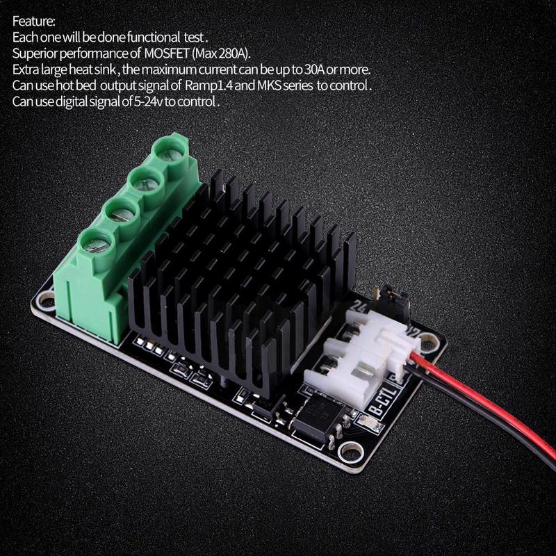 3D Printer Heatbed Extruder MOS Module Heating Controller MKS MOSFET 30A 5-24V for Ramp1.4 and MKS series Board 3D Printer Heatbed Extruder MOS Module Heating Controller MKS MOSFET 30A 5-24V for Ramp1.4 and MKS series Board