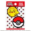 Golf BIG Size Clip Licensed Product Pokémon Marker, (Pikachu), Type, Magnetic,