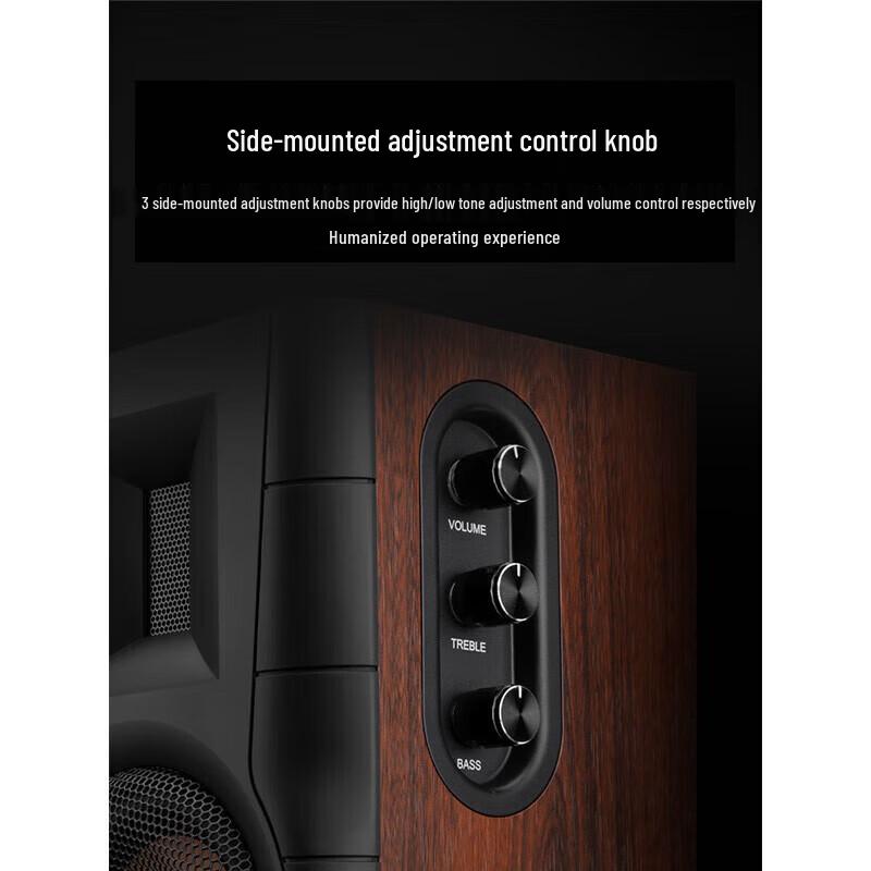 HiVi D100 2.0 Channel Active Bluetooth Speakers CN Plug (adapter Included)