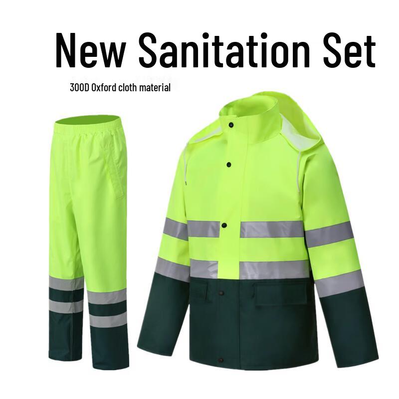 High-Visibility Reflective Rain Suit