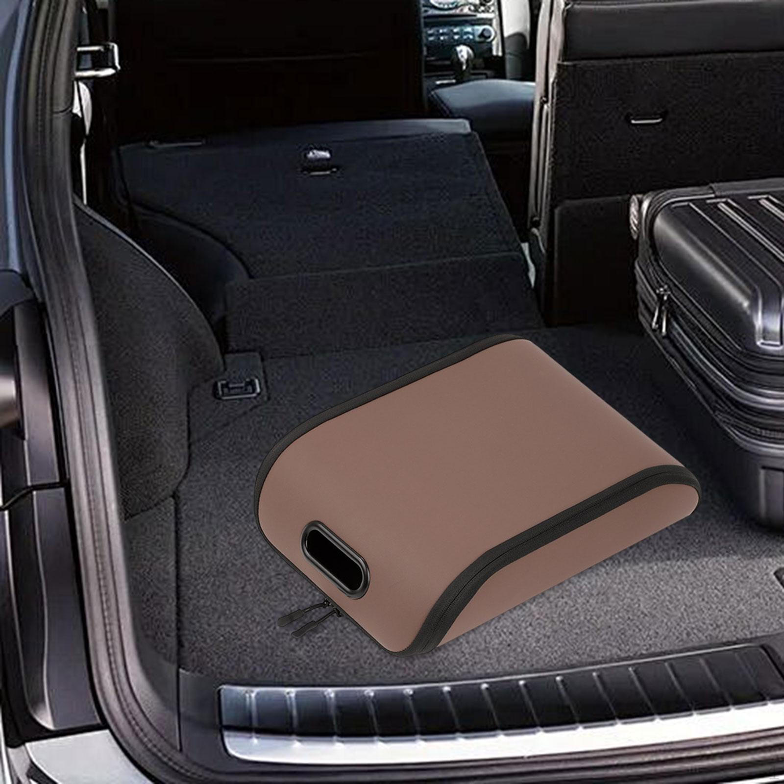 

Box Bin Hollow Handle Design Portable Space Saving Breathable Compact Shoes Case коричневий