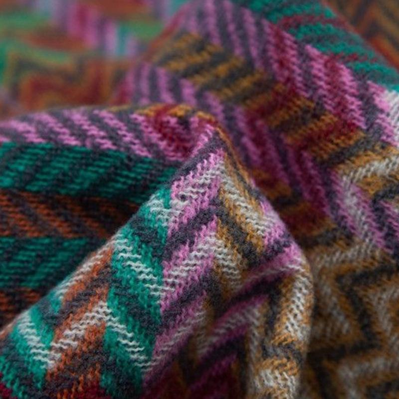 Knit Shawl Wrap for Women, Ladies Knitted Kimono with Fringe for Fall Winter, blanket shawl