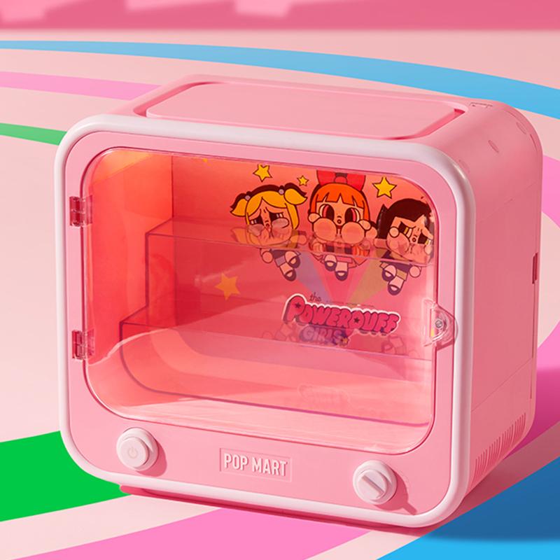 New POP MART Crybaby Television Display Case Model Accessories 32.5cm PPMT-2403-0013