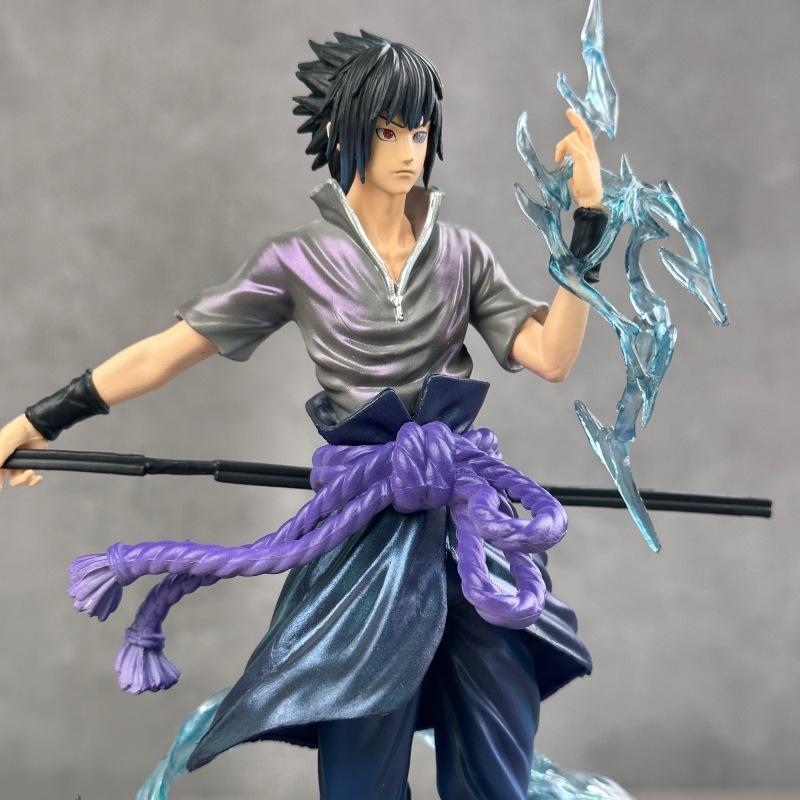 Naruto Animation Ten Years Hundred Ninja Naruto Sasuke Doll Animation Peripheral Scene Table Model Ornament Gift Wholesale