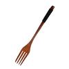 Simple Wooden Spoon Fork Set Long Handle Design For Deep Container Natural Finish Kitchenwares Durable Cooking Utensils