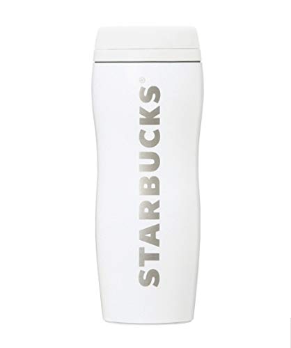 

Starbucks Curved Stainless Steel Bottle, Matte White, 355ml